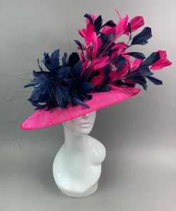 THG7469 - Fuchsia & Navy Blue Hatinator*The Hat Girls Online