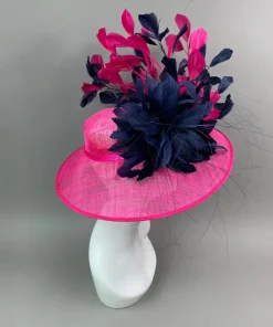 THG7469 - Fuchsia & Navy Blue Hatinator*The Hat Girls Online