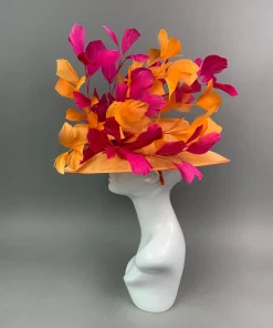 THG7468 - Fuchsia & Orange Hatinator*The Hat Girls Best