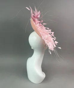 THG7486 - Light Rose Pink Fascinator*The Hat Girls Hot