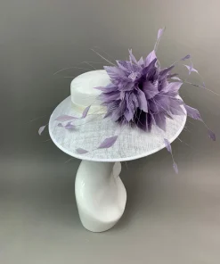 THG7471 - Lilac & Off-White Hatinator*The Hat Girls Online