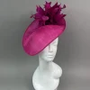 THG7481 - Magenta Fascinator*The Hat Girls Discount