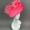 THG7487 - Neon Pink & Coral Fascinator*The Hat Girls Online
