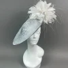 THG7498 - Silver & White*The Hat Girls Outlet