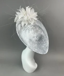 THG7498 - Silver & White*The Hat Girls Outlet