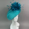 THG7488 - Teal/Turquoise Fascinator*The Hat Girls Outlet