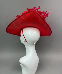 THG7442 - Tomato Red & Red Hatinator*The Hat Girls New