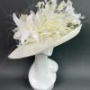 THG3927 - White & Ivory Hat*The Hat Girls Fashion